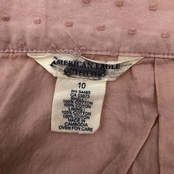 American Eagle Outfitters Light Pink A-Line Skirt - Picture 5 of 5